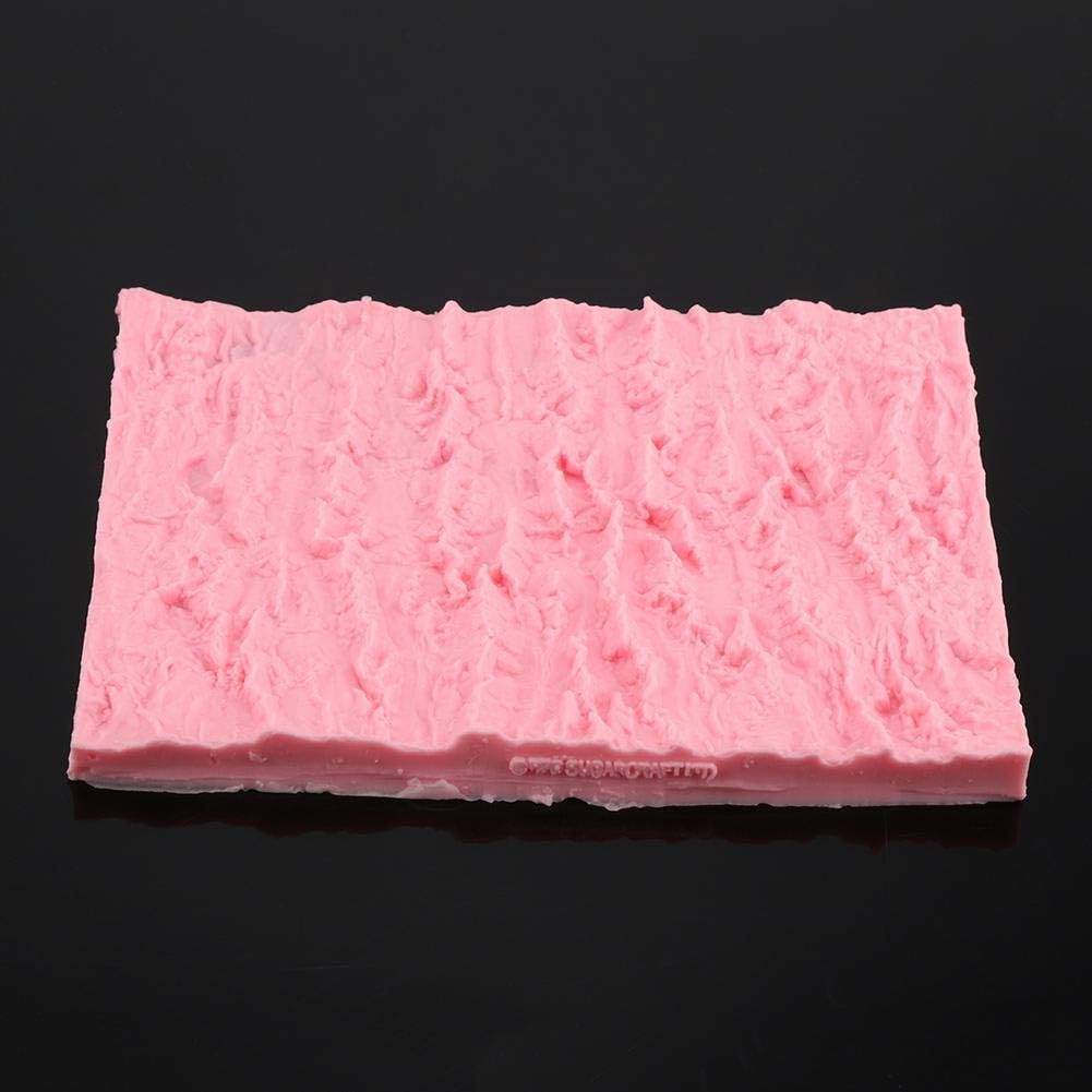 Rectangle Cake Tree Bark Texture Design Silicone Icicle Lace Bread Baking Non Stick Fondant Impression Mat Desserts DIY Baking Tool for Cakes Decorating Wedding Celebrations