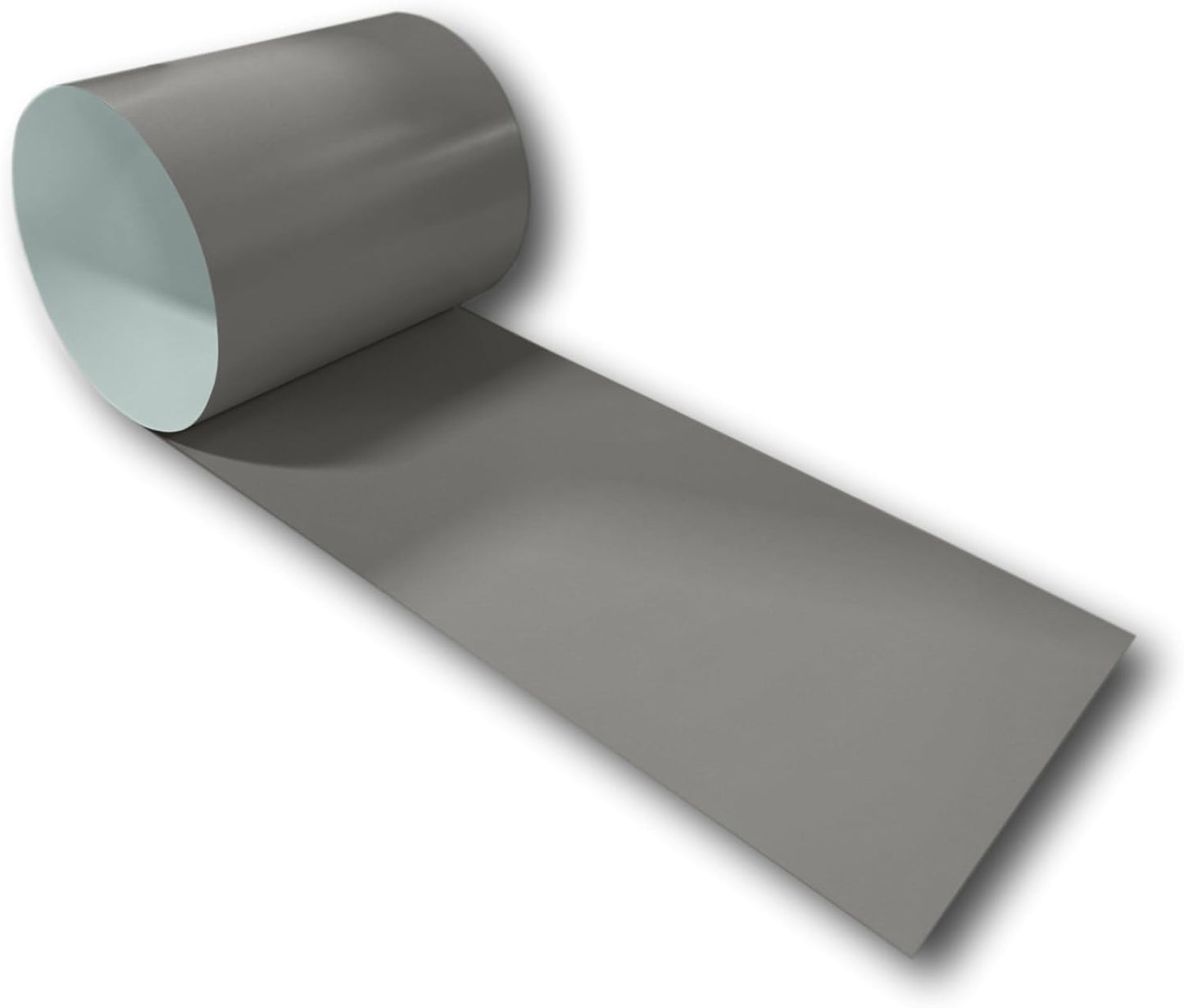Eagle 1: 24 Gauge KYNAR 500 Sheet Metal Flashing Rolls-10 FT Long-Heavy Duty Pre-Finished Rolls-Commercial Grade-Roofing Flashing, Fascia Cover, Coping Cap-Multiple Sizes (12" x 10 FT, Slate Gray)