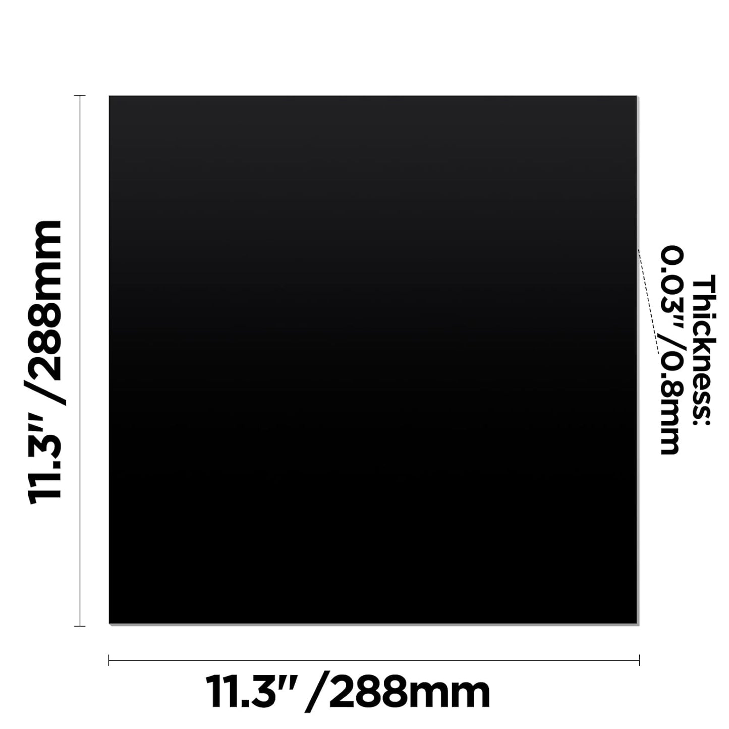 Anodized Aluminum Sheet Metal 11.3 x 11.3 x 1/32 Inch Metal Plates Engraving Blanks for CNC Laser Engraving DIY Card, 0.8MM Thin Decorative Aluminum Sheets for Crafting