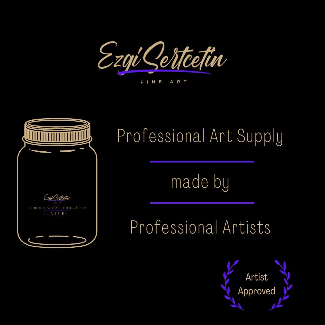 Premium Palette Knife Painting Paste|Texture Paste|Authentic Bright Colors|Ready to Use|Easy to Apply| 6oz (Teal)