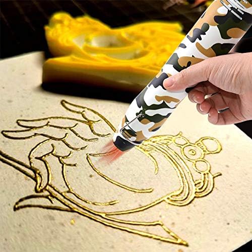 mofa Resin Heat gun,6.6ft Cable 300W Heat Gun for Crafts,Acrylic Paint Dryer Multi-Purpose Electric Heating Nozzle (Camo)