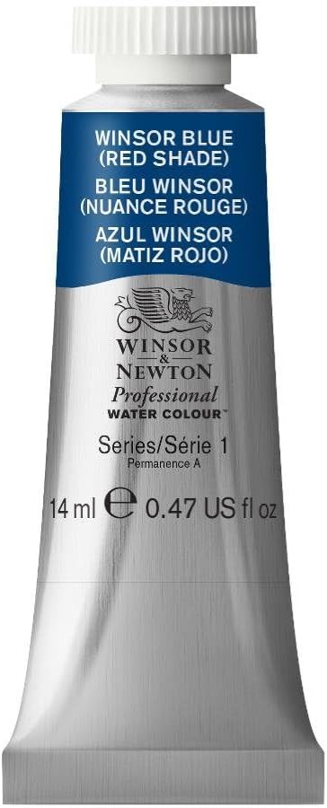 Winsor & Newton Professional Watercolor, 14ml (0.47-oz) Tube, Winsor Blue Red Shade