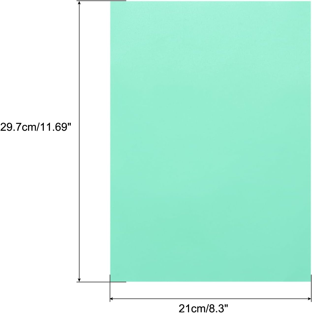 MECCANIXITY Colored Vellum Paper, 20 Sheet Sky Blue Transparency 11.7 x 8.2 Printable Vellum Paper, Translucent Vellum Sheets for Printing Wedding Invitations, Ink Jet Laser Printer