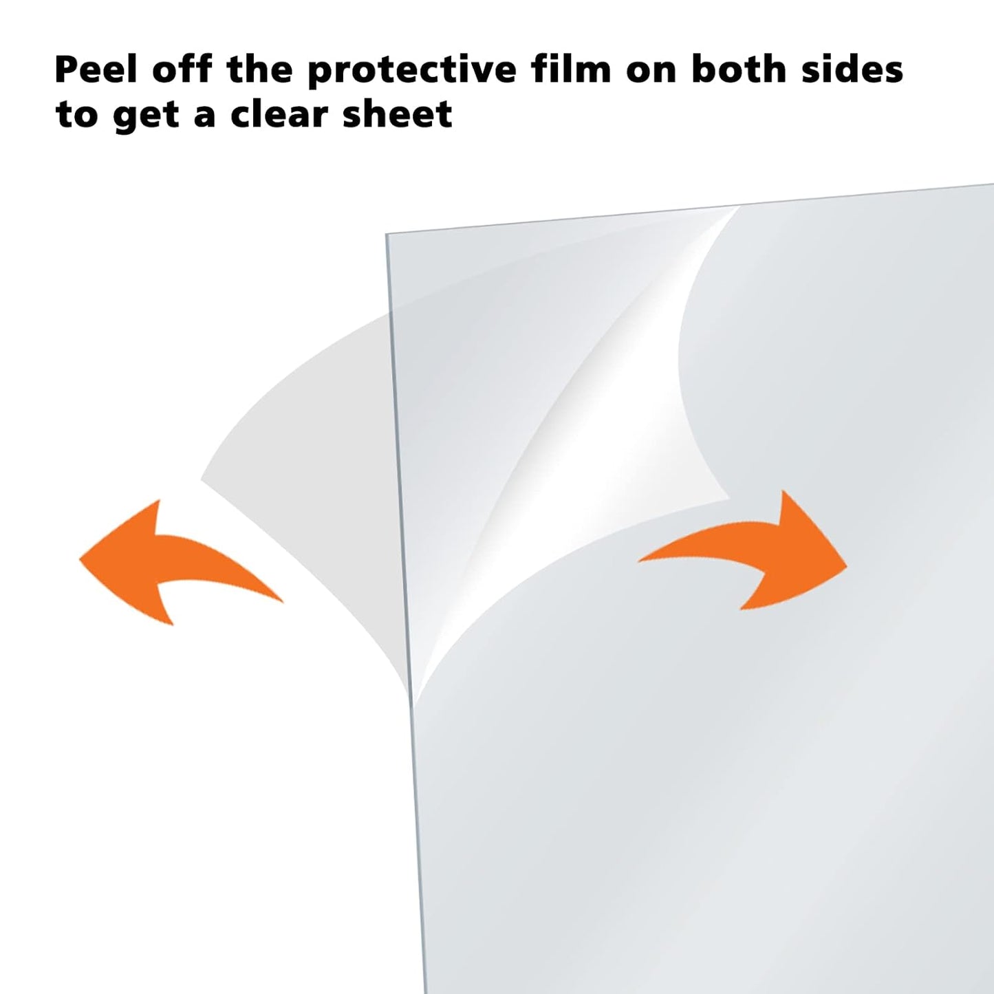 Egofine Plexiglass Sheets Acrylic Sheets 6 Pack of 5x7’’ 0.04 Thick Clear Plastic Cast Transparent Plexi Glass for Crafting Projects, Replacement Picture Frame Glass, DIY Display, Easy to Cut