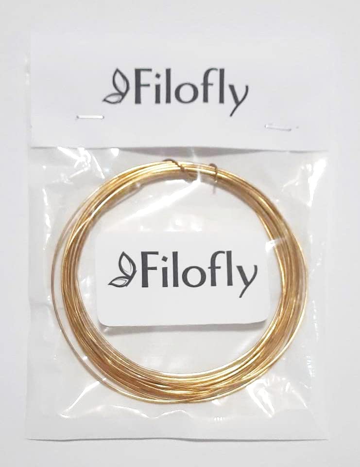 20 Gauge, Jeweler's Brass Wire, Red Brass, Round, Dead Soft, CDA #260-1OZ(20FT) by CRAFT WIRE