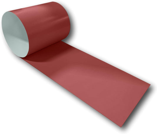 Eagle 1-24 Gauge KYNAR 500 Sheet Metal Flashing Rolls-10 FT Long-Heavy Duty-Commercial Grade-Roofing Flashing, Fascia Cover, Coping Cap-Multiple Sizes (12" x 10 FT, Terra Cotta)