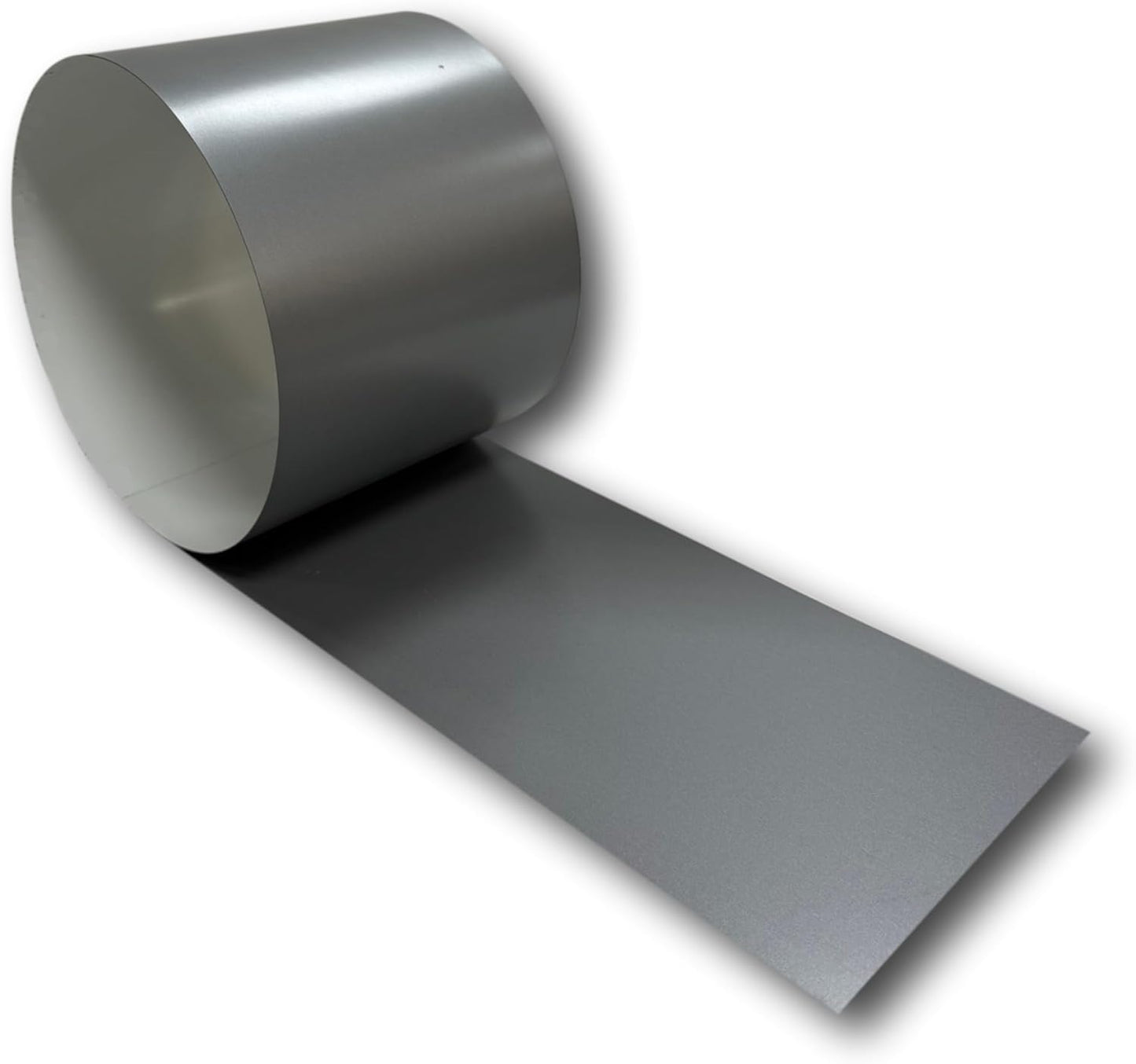 Eagle 1-24 Gauge KYNAR 500 Sheet Metal Flashing Rolls-10 FT Long-Heavy Duty-Commercial Grade-Roofing Flashing, Fascia Cover, Coping Cap-Multiple Sizes (18" x 10 FT, Weathered Zinc (Painted))