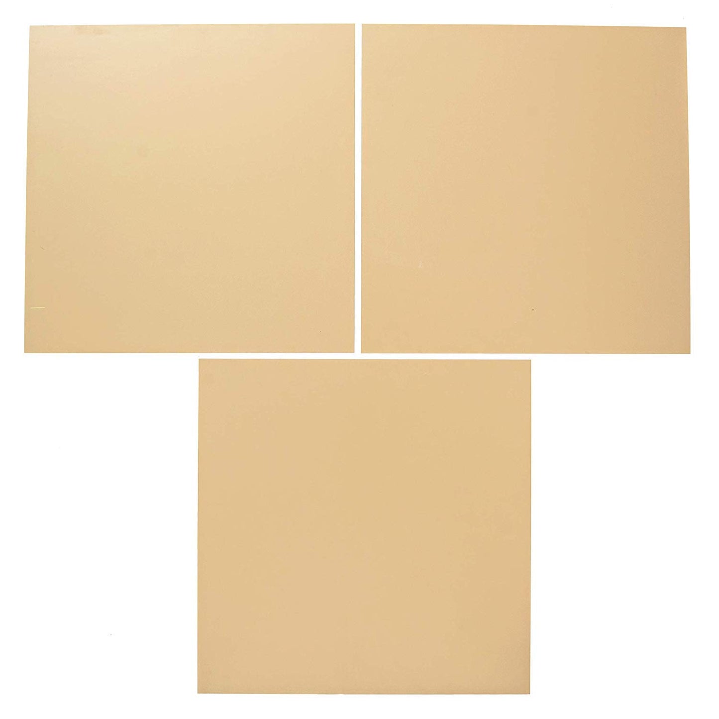 EAGLE 1: 12" x 12" 26 Gauge Sheet Metal Squares (3 Pack Per Order, Multiple Colors) Great for Arts, Crafts, DIY Home or Work Projects (6" X 6", Sahara Tan)