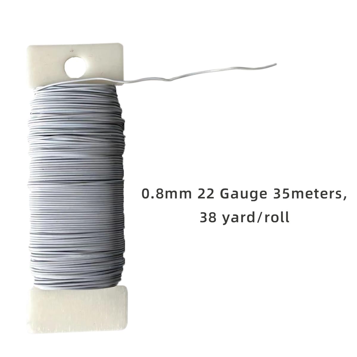 76Yards 22Gauge Coffee Colour Metal Floral Wire Flexible Paddle Florist Garden Wire for Flower Arrangement,Crafts,Christmas Wreaths Tree,Garland.