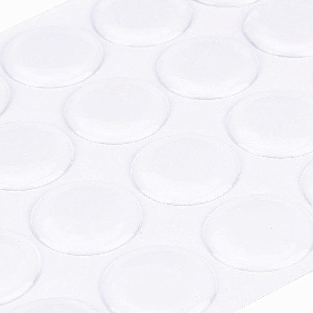 1 Inch Epoxy Stickers Craft Bottle Caps Stickers for Hair Bows Pendants Scrapbooks 100 PCS 200PCS (Clear1, Quantity:100)