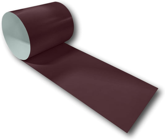 Eagle 1-24 Gauge KYNAR 500 Sheet Metal Flashing Rolls-10 FT Long-Heavy Duty-Commercial Grade-Roofing Flashing, Fascia Cover, Coping Cap-Multiple Sizes (30" x 10 FT, Burgundy)