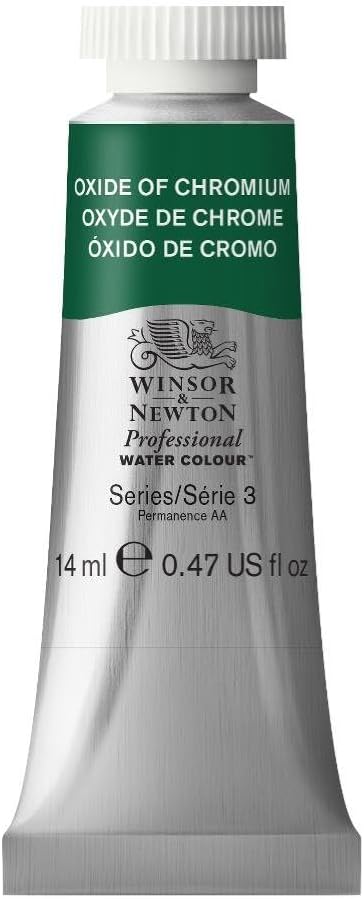 Winsor & Newton Professional Water Colour Paint, 0.47-oz Tube, Oxide of Chromium