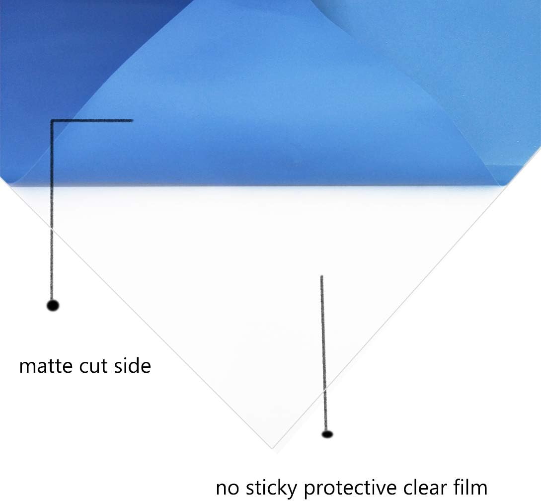 Guangyintong Heat Transfer Vinyl Matte Sky Blue HTV Rolls, 12" x 10ft - Easy Cut & Weed HTV Vinyl for All Cutter Machines, Iron On for T-Shirts, DIY Designs