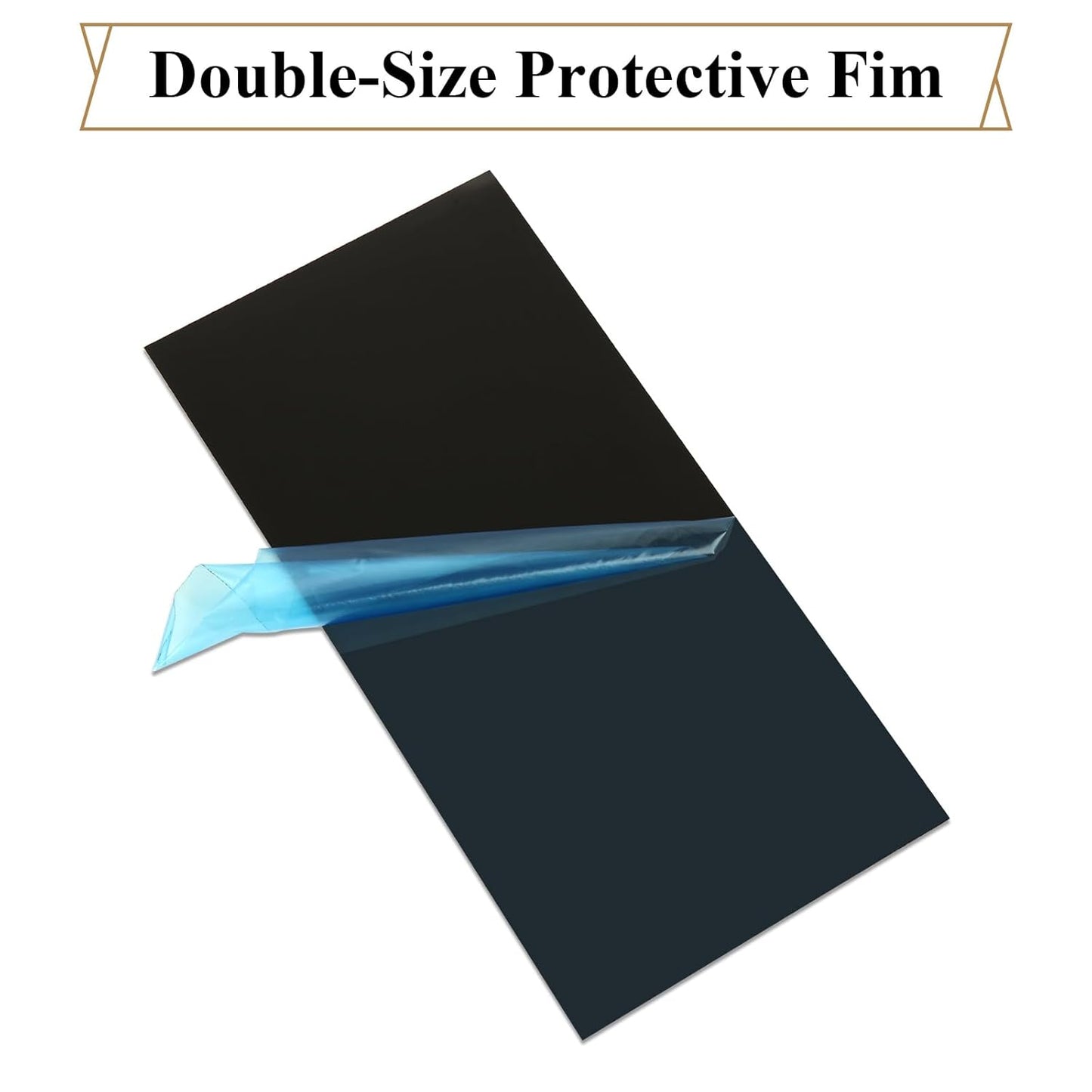4 Pack Black Anodized Aluminum Sheet 6 x 12 x 1/25 Inch, 5052 Aluminum Sheet, 1mm Thickness Aluminum Plate Covered with Protective Film for Industry Crafting