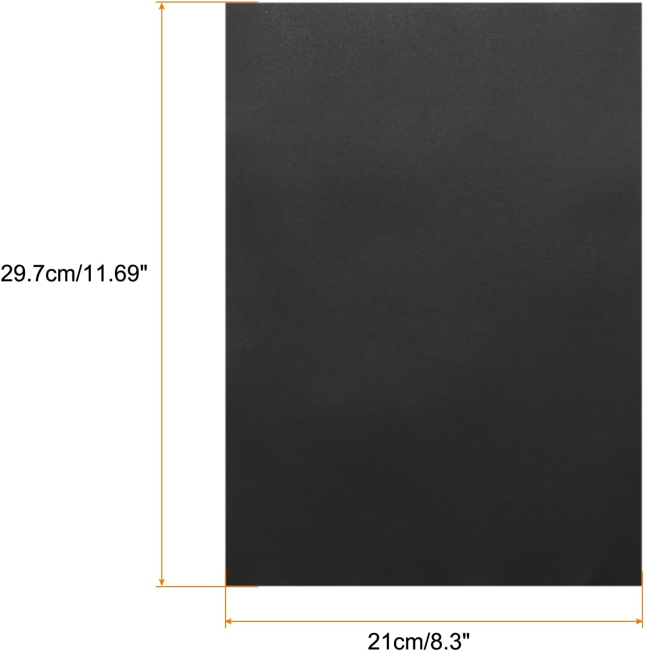 MECCANIXITY Colored Vellum Paper, 40 Sheet Black Transparency 11.7 x 8.2 Printable Vellum Paper, Translucent Vellum Sheets for Printing Wedding Invitations, Ink Jet Laser Printer