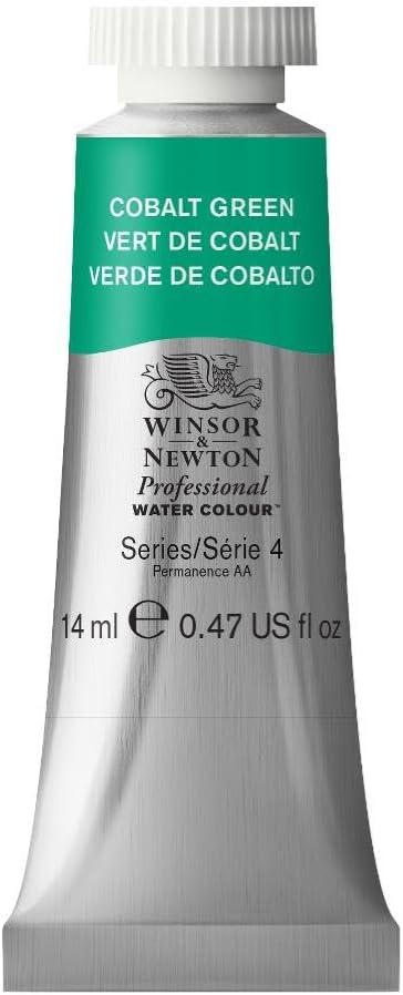 Winsor & Newton Professional Water Colour Paint, 0.47-oz Tube, Cobalt Green