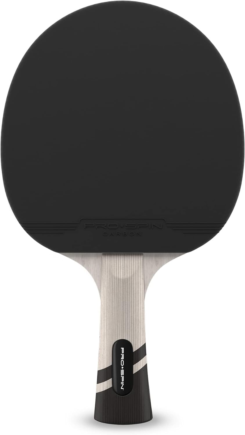 PRO SPIN Ping Pong Paddles - Professional Level Table Tennis Rackets with Carbon Fiber for Superior Control | 7-Ply Blade, Premium Rubber, 2.0mm Sponge | Includes Protector Case