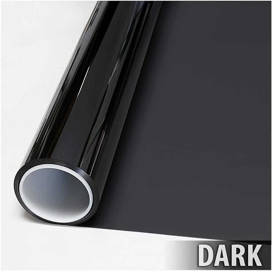 BDF EXNA20 Exterior Window Film Daytime Privacy and Heat Control Natural Black 20 (Dark) - 36in X 14ft