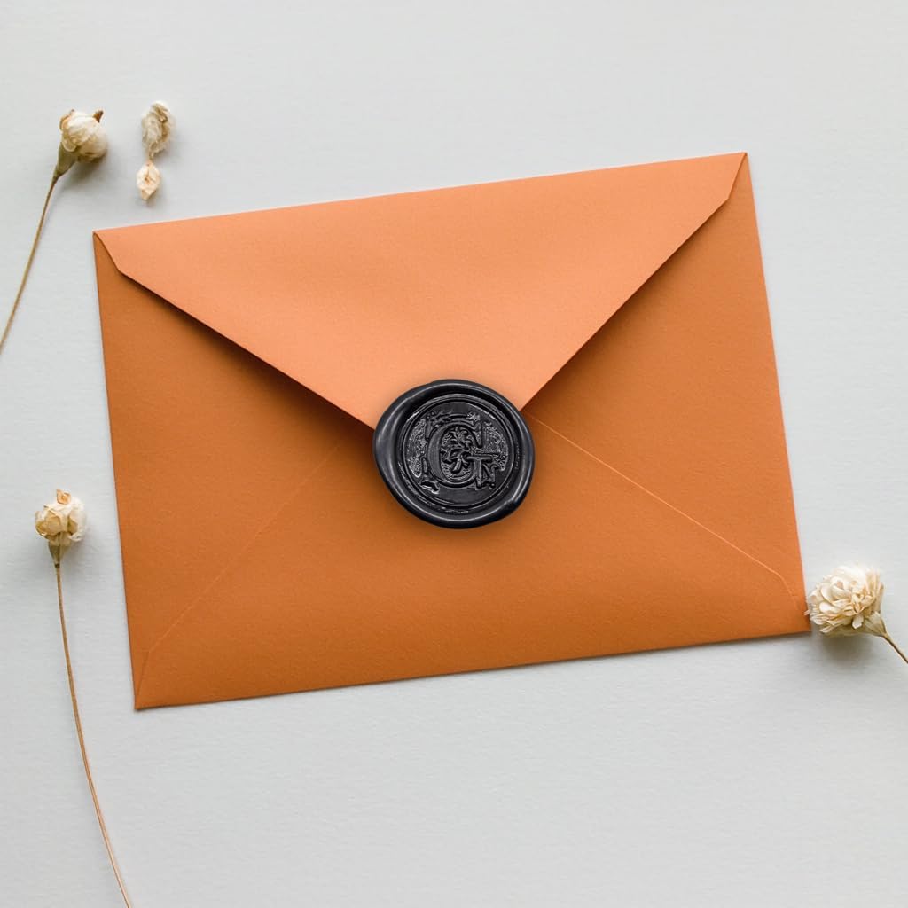 Black Glue Gun Sealing Wax Stick - Large - for Documents Sealing Gift Wrapping Party Invitation Halloween Decoration - Pack of 12