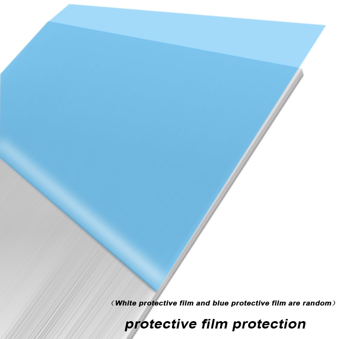 1 Pack 5052 H32 Aluminum Sheet Metal 12” x 12”x 1/16”(0.06") Flat Plain Thin Aluminum Plate Covered with Protective Film, Rectangle Metal Plate for Crafting lndustry, 1.5mm