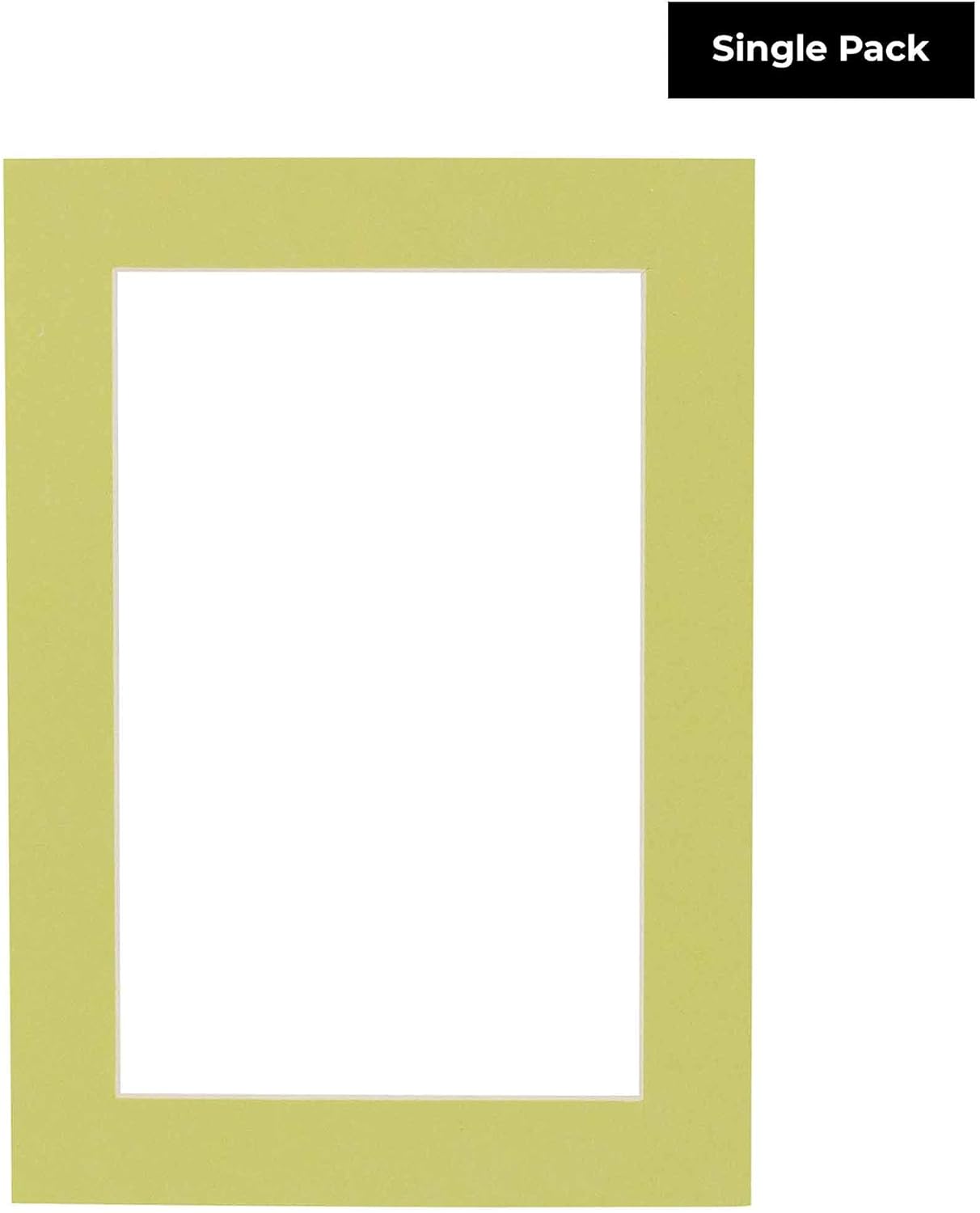 8.5x11 Mat Bevel Cut for 7x9 Photos - Acid Free Pistachio Green Precut Matboard - For Pictures, Photos, Framing - 4-ply Thickness