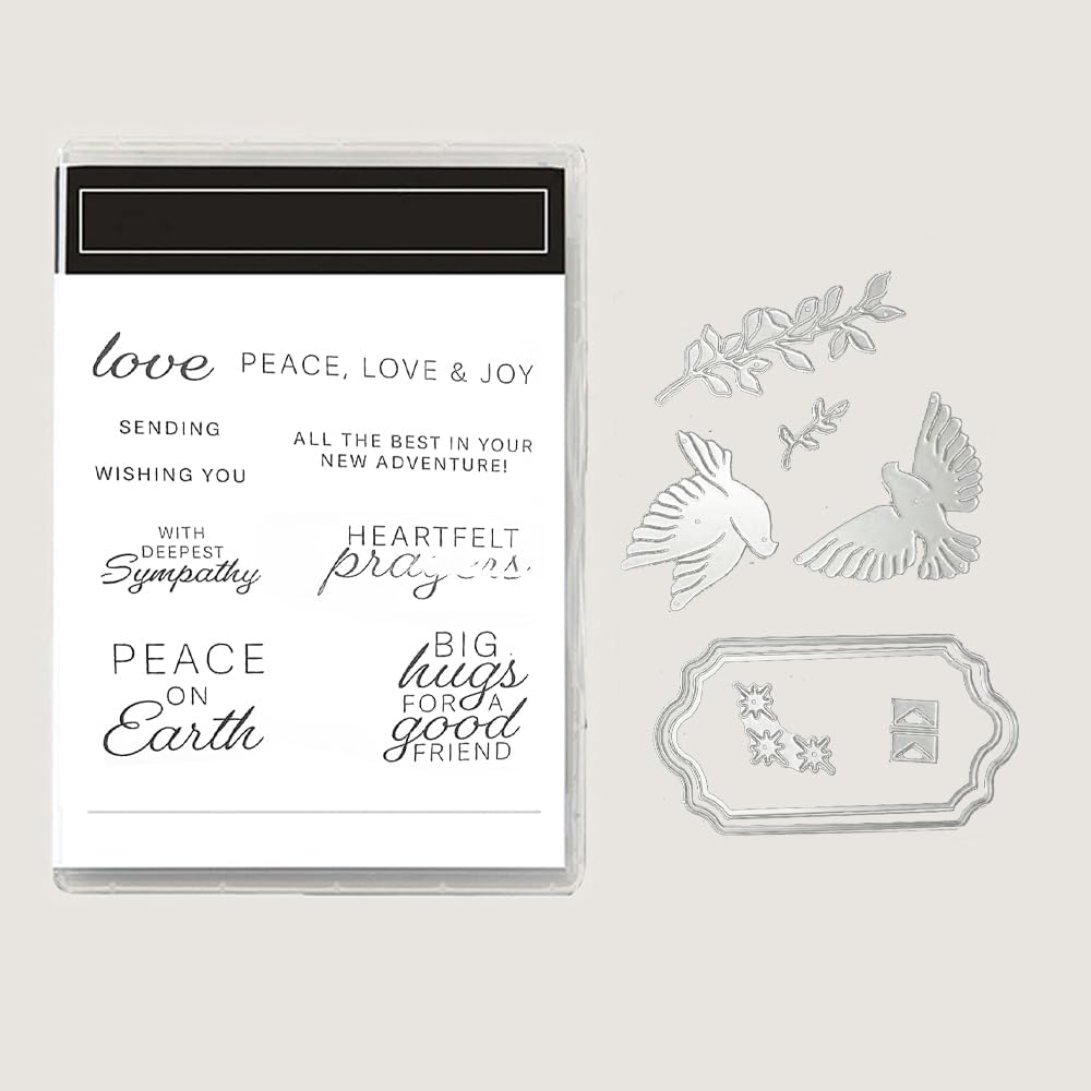 2025-2026 Stamps and Dies for Card Making, Stamps and Dies Set 2025 for Christmas and Halloween, Die Cut DIY Various Festivals Album Scrapbooking Birthdays Greeting Card (M4299)