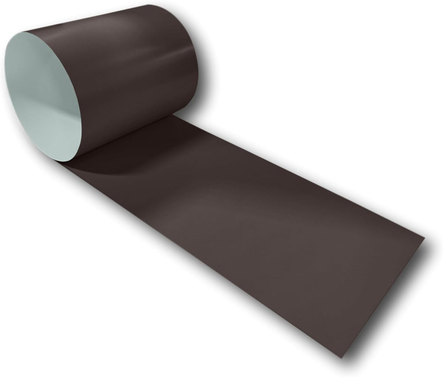 Eagle 1:24 Gauge KYNAR 500 Sheet Metal Flashing Rolls-10 FT Long-Heavy Duty Pre-Finished Rolls-Commercial Grade-Roofing Flashing, Fascia Cover, Coping Cap-Multiple Sizes (12" x 10 FT, Mansard Brown)