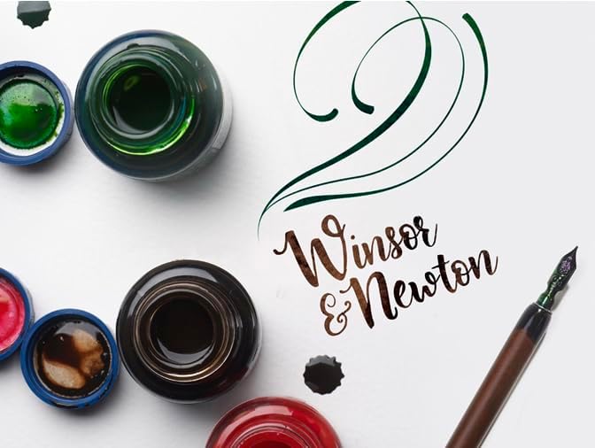 Winsor & Newton Calligraphy Ink, 30ml (1-oz) Bottle, Sepia