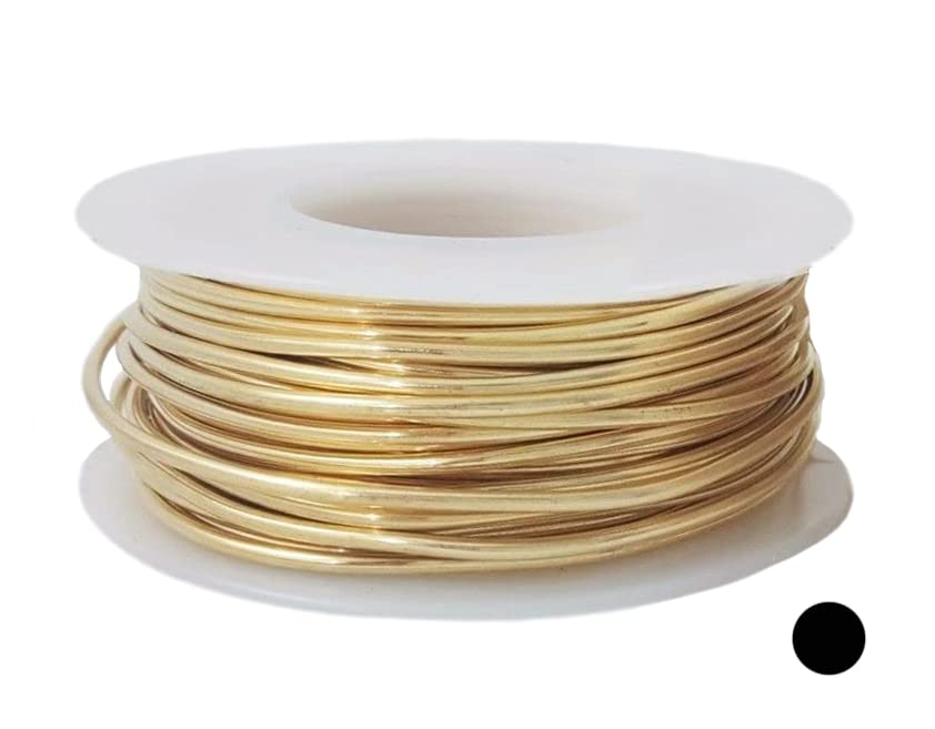 16 Gauge, Jeweler's Brass Wire, Red Brass, Round Dead Soft CDA #230 Alloy Jewelry Grade - 4oz (33.5FT) by CRAFT WIRE