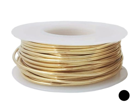16 Gauge, Jeweler's Brass Wire, Red Brass, Round Dead Soft CDA #230 Alloy Jewelry Grade - 4oz (33.5FT) by CRAFT WIRE