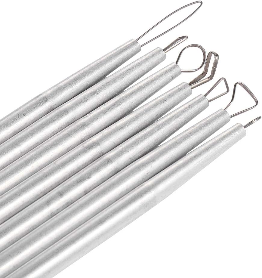 Ceramic Pottery & Clay Ribbon Sculpting Tool Kit (Set of 7)