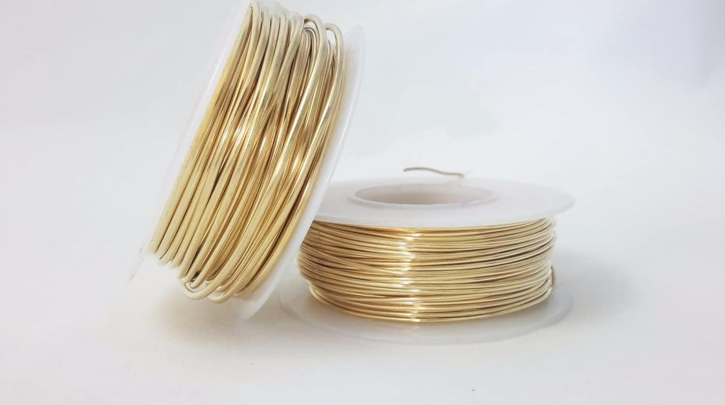 16 Gauge, Jeweler's Brass Wire, Red Brass, Round Dead Soft CDA #230 Alloy Jewelry Grade - 4oz (33.5FT) by CRAFT WIRE