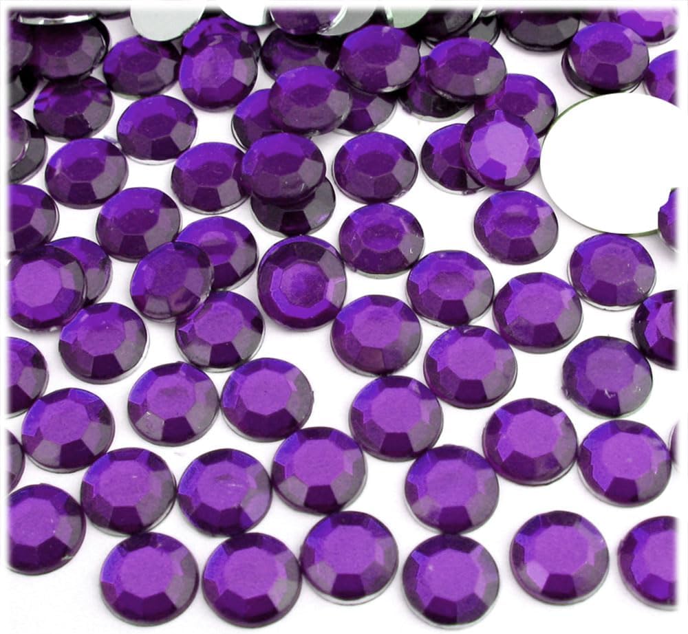 The Crafts Outlet 144pc Rhinestones Round 10mm - Multi Assortment