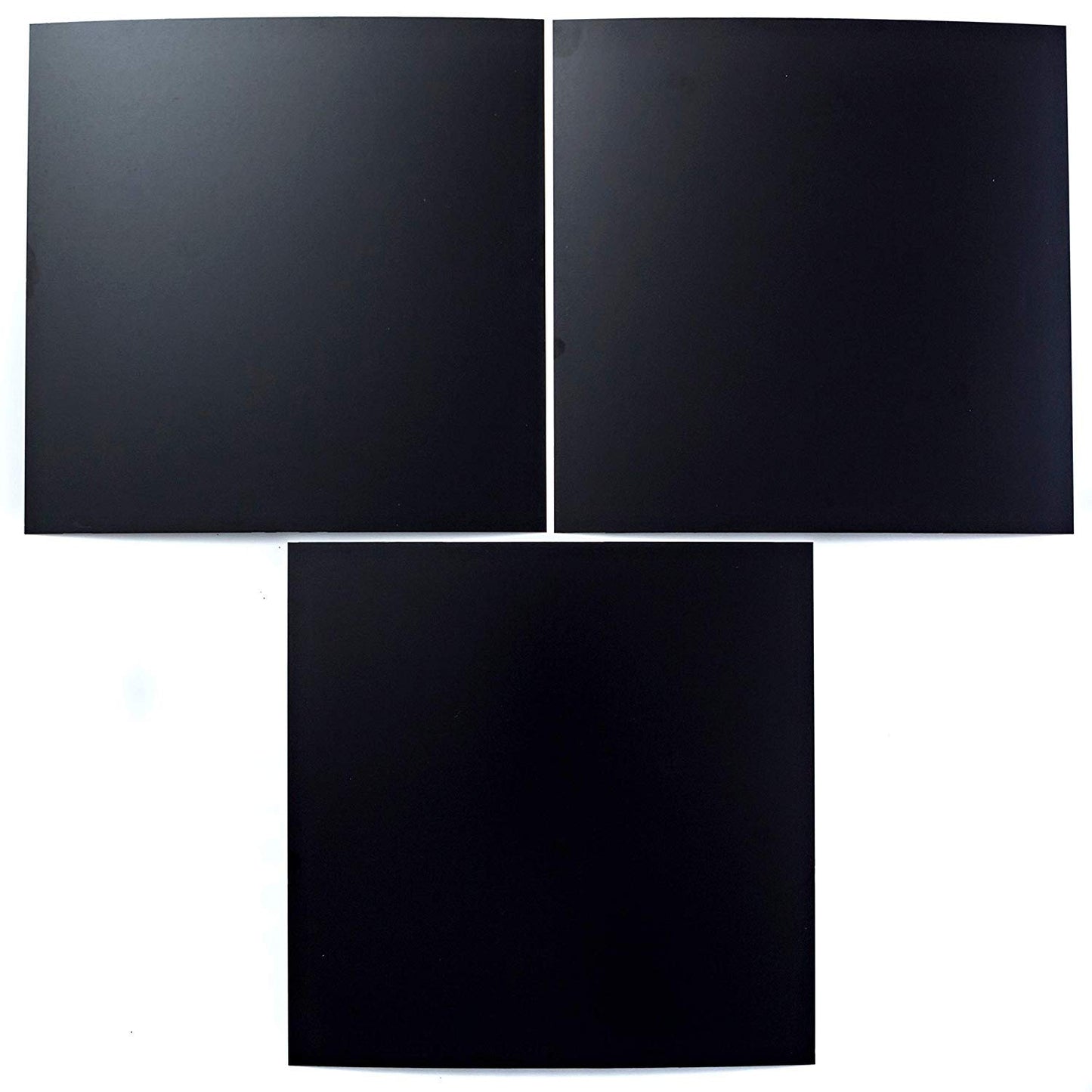 EAGLE 1: 12" x 12" 26 Gauge Sheet Metal Squares (3 Pack Per Order, Multiple Colors) Great for Arts, Crafts, DIY Home or Work Projects (6" X 6", Black)