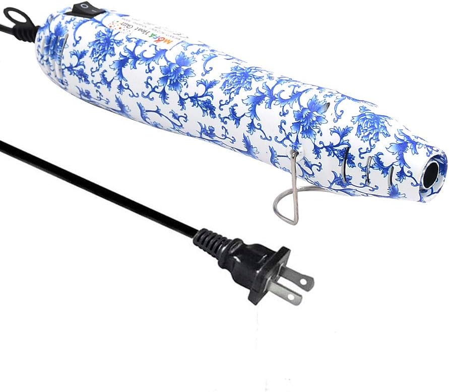 mofa Resin Heat gun,6.6ft Cable 300W Heat Gun for Crafts,Acrylic Paint Dryer Multi-Purpose Electric Heating Nozzle (Chinese Style)