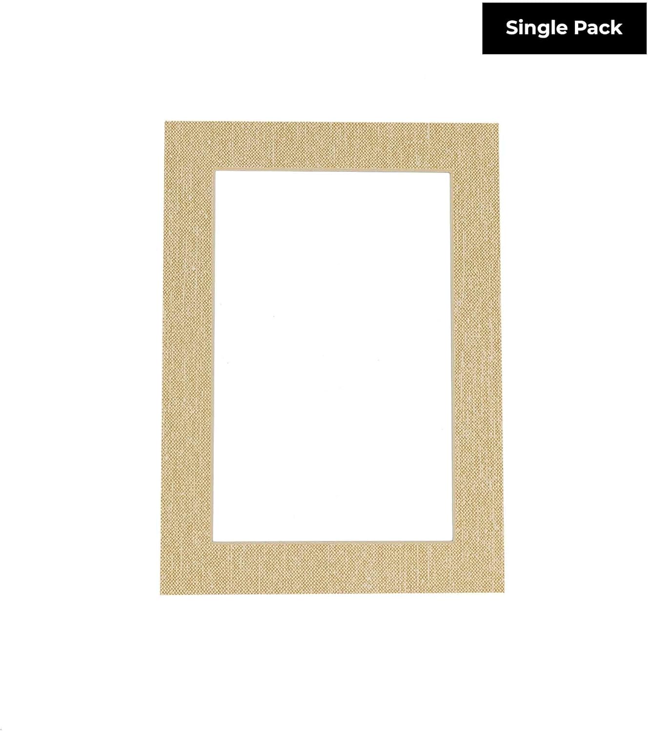 Poster Palooza 8.5x11 Mat Bevel Cut for 7x9 Photos - Acid Free Fresh Linen Canvas Precut Matboard - For Pictures, Photos, Framing - 4-ply Thickness