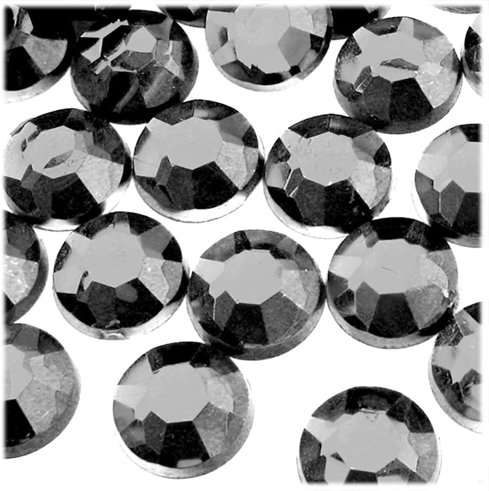 The Crafts Outlet 72pc Rhinestones Round 20mm - Flatback Champagne