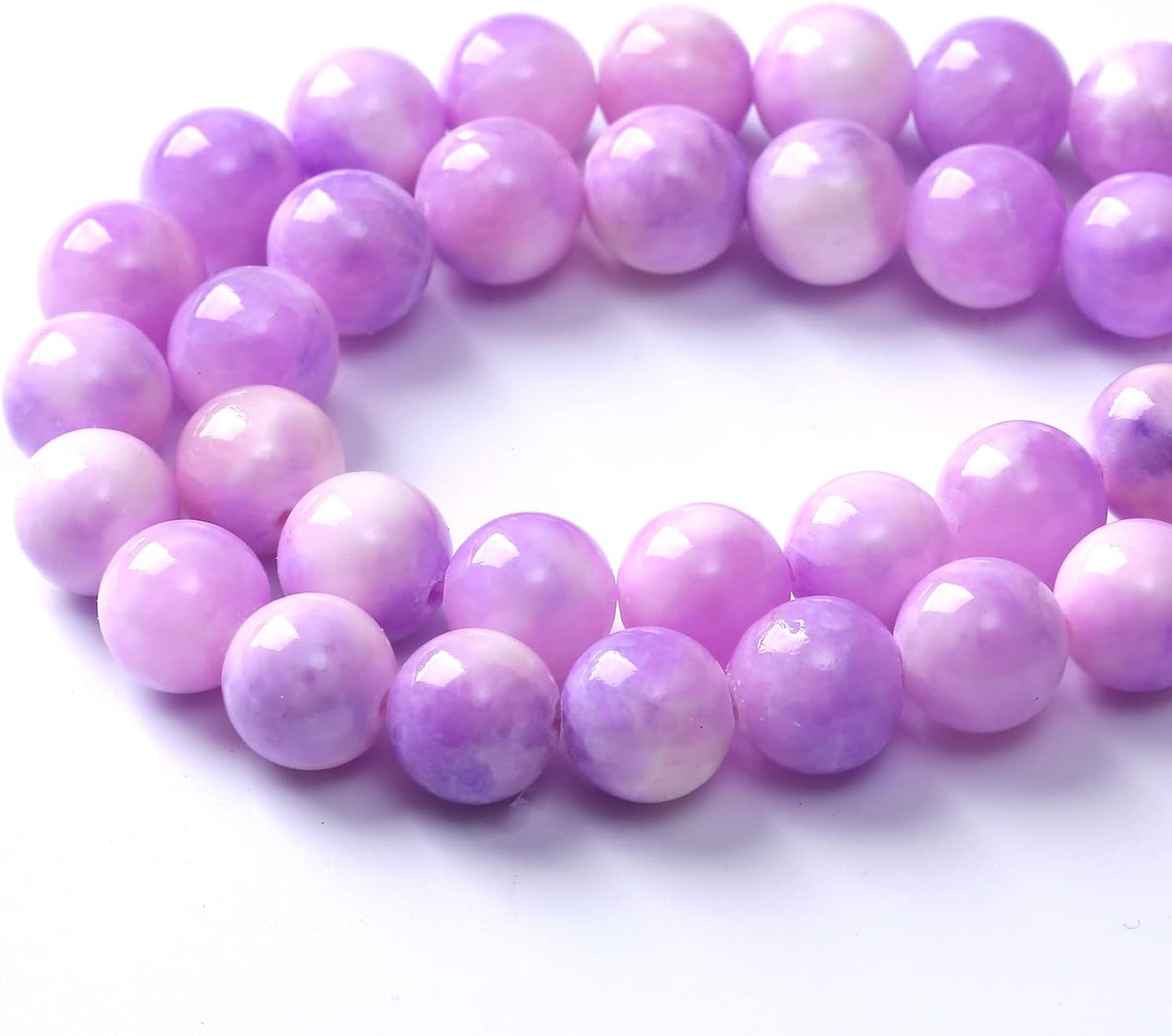 45pcs 8mm Natural Pink Starry Galaxy Persian Jade Gemstone Beads Round Loose Spacer Beads for Jewelry Making DIY Bracelets Necklaces 15" (Pink Starry Persian Jade, 8mm)