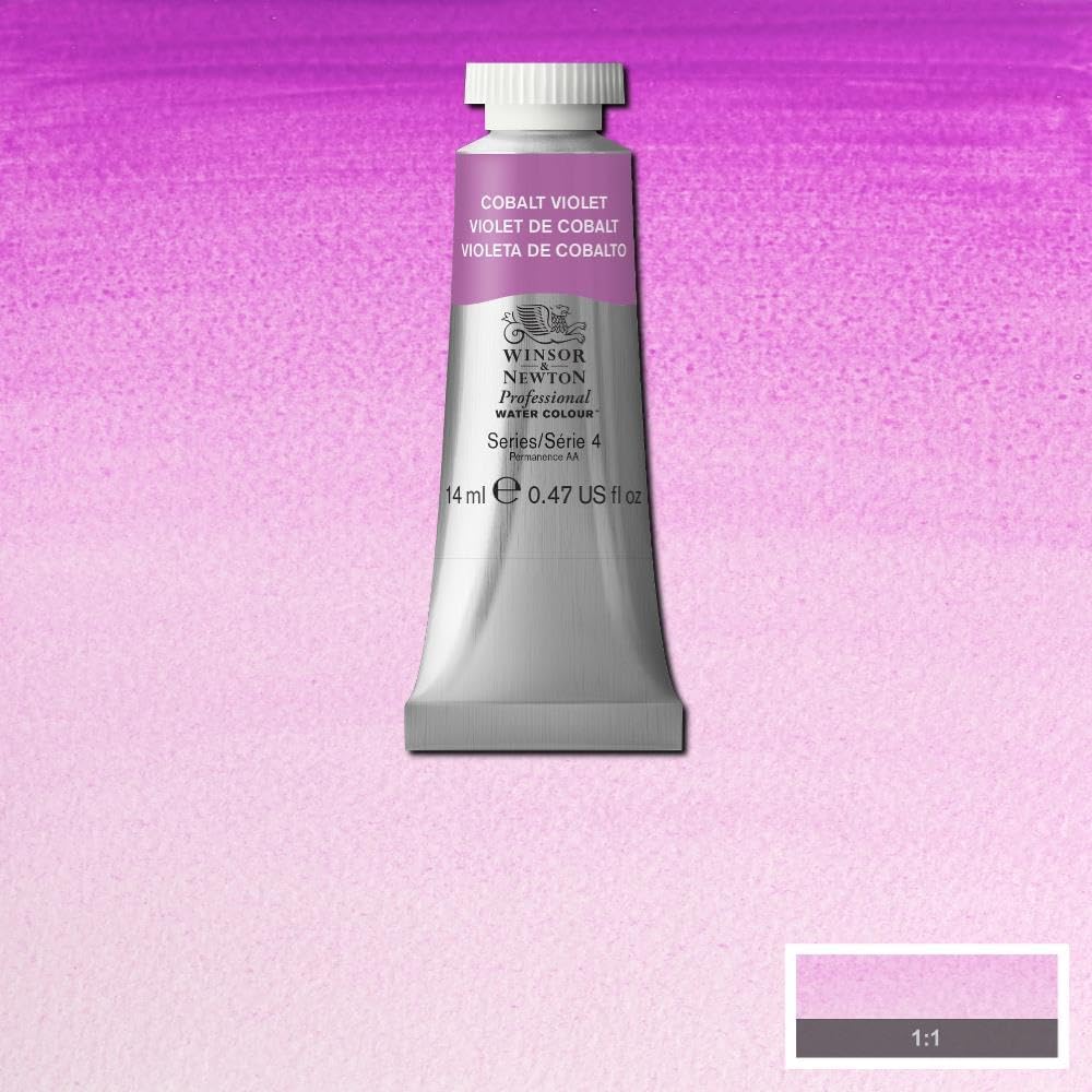 Winsor & Newton Professional Water Colour Paint, 0.47-oz Tube, Cobalt Violet