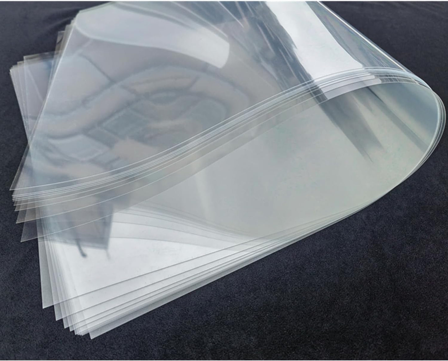 BANLTRE 8 Pack 16" x 24" 7.5mil/0.19mm Thick Clear Blank Stencil Sheet for Cutting,Craft Plastic Sheets (16" x 24" / 7.5mil)