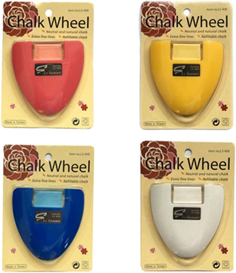 YEQIN Chalk Wheel Fabric Marker Tailor's Chalk DIY Sewing Parts (Blue)