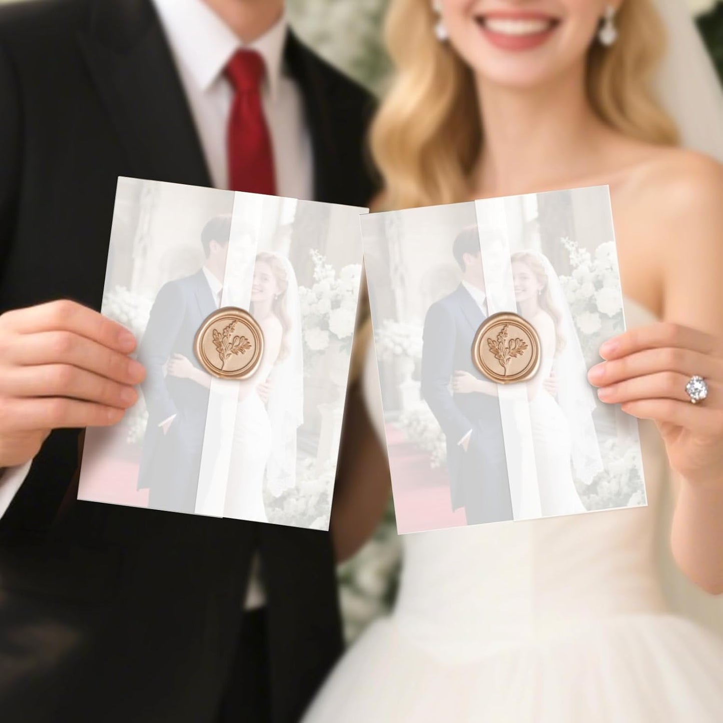 60 Pack Pre-Folded Vellum Jackets for 6x6 Invitations, Translucent Vellum Paper 6x6 Jackets, 100GSM Wedding Invitations Wraps, Envelope Liners for Birthdays, Baby Showers