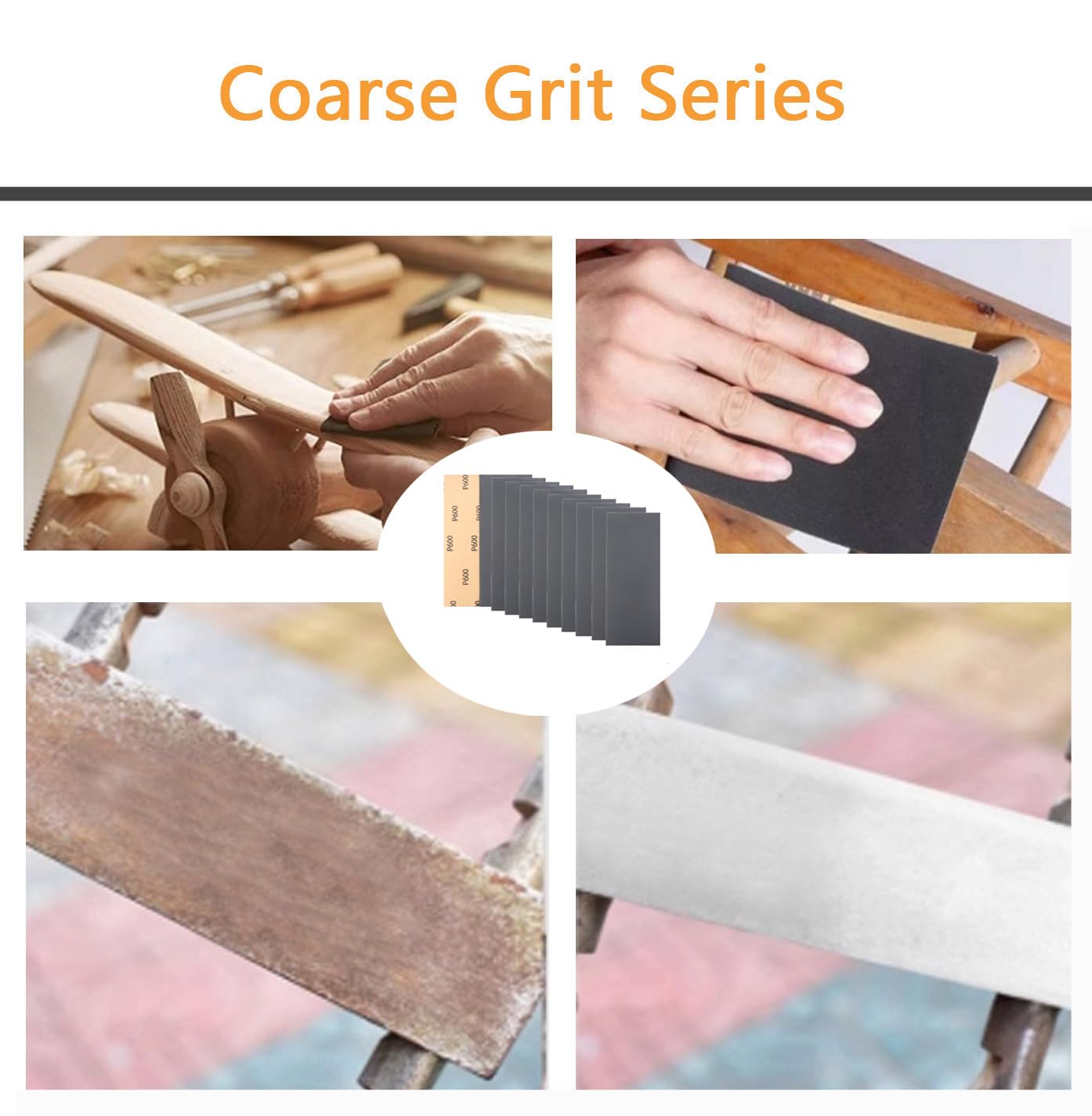 30Pcs 9 x 3.6 Inchs 600 Grit Wet and Dry Handmade Universal Sanding Sheets, Suitable for Woodworking Furniture/Automobiles/Metal/Lacquer Polishing Sandpaper