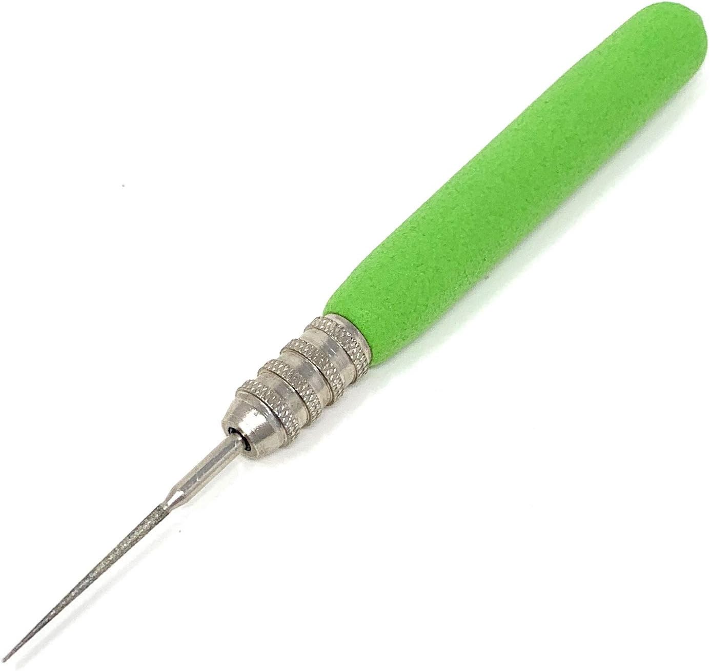 WireJewelry Diamond Tip Bead Reamer with Padded Handle, Pack of 1