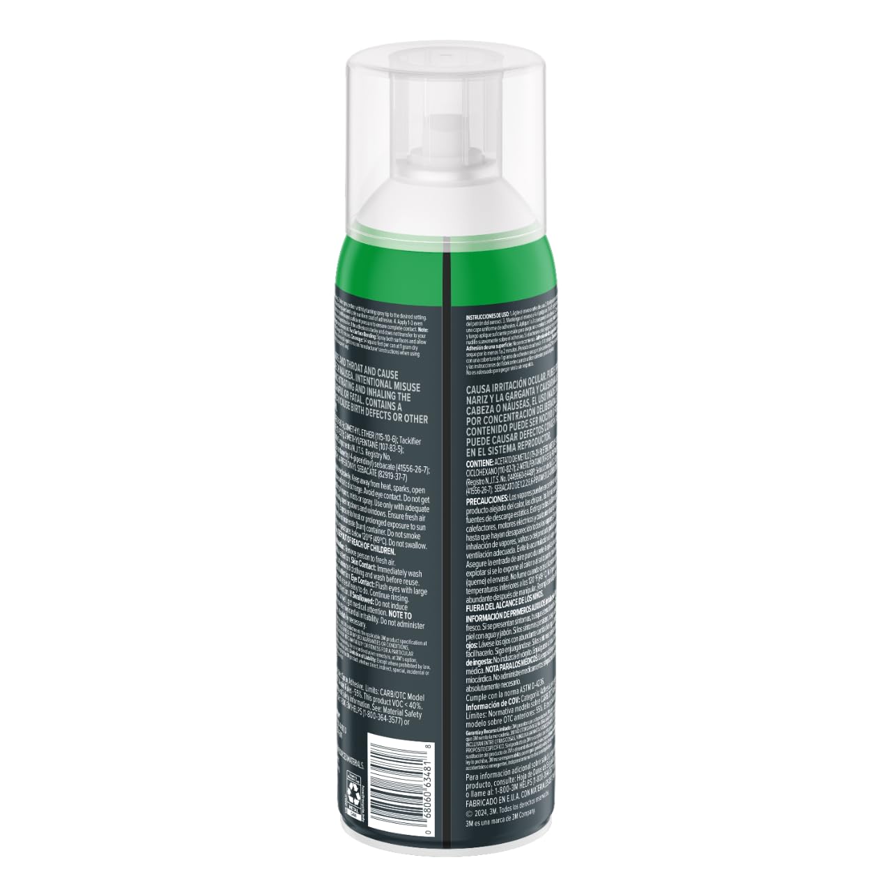 3M Max Strength 90 Contact Adhesive Spray, 12.6 oz (Pack of 6) – Low VOC Heavy Duty Glue with Adjustable Nozzle, Heat & Water Resistant Bond for Metal, Wood, Plastic, Laminate, Concrete