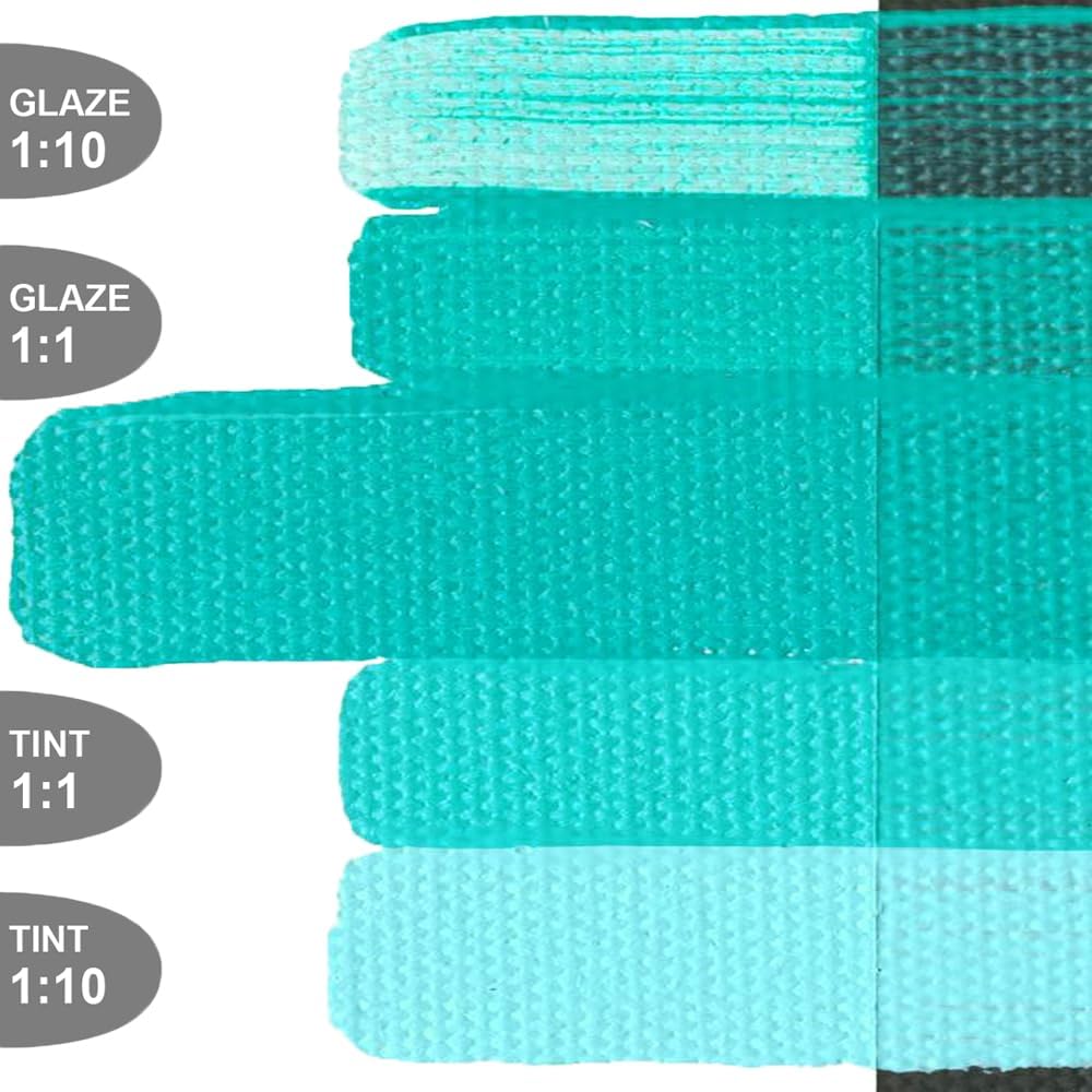 OPEN Slow-Drying Acrylics by GOLDEN, Teal, 5 fl oz. tube, Professional Acrylic Paint, Opaque