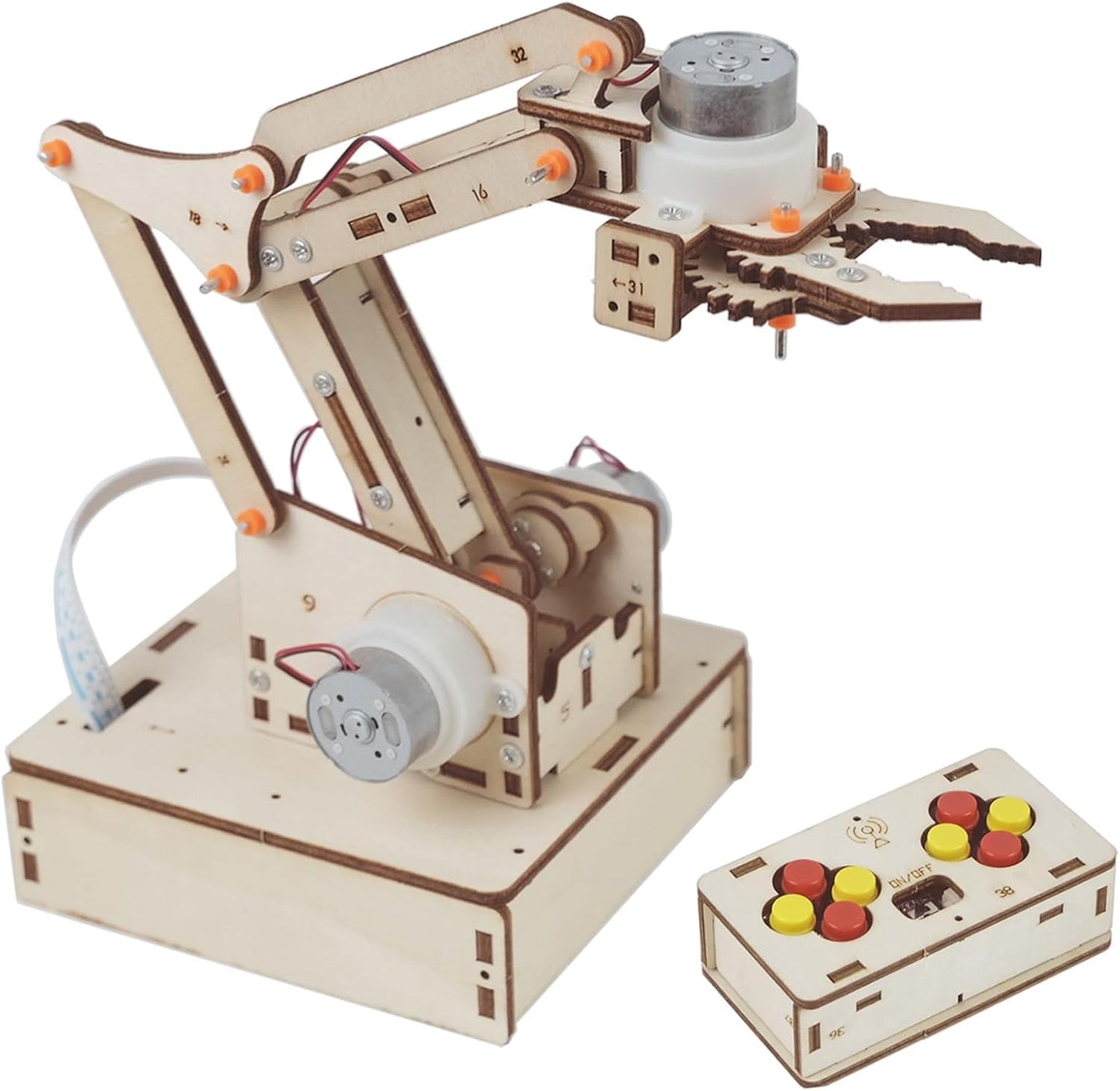Robot Arm Kits Robotics for Kids Ages 8-12-14-16 Teens Adults STEM Toys Building Engineering Toys 9 10 11 13 14 15 16+ Year Old Boys Grils Gifts Idea DIY Crafts Science Circuits Projects
