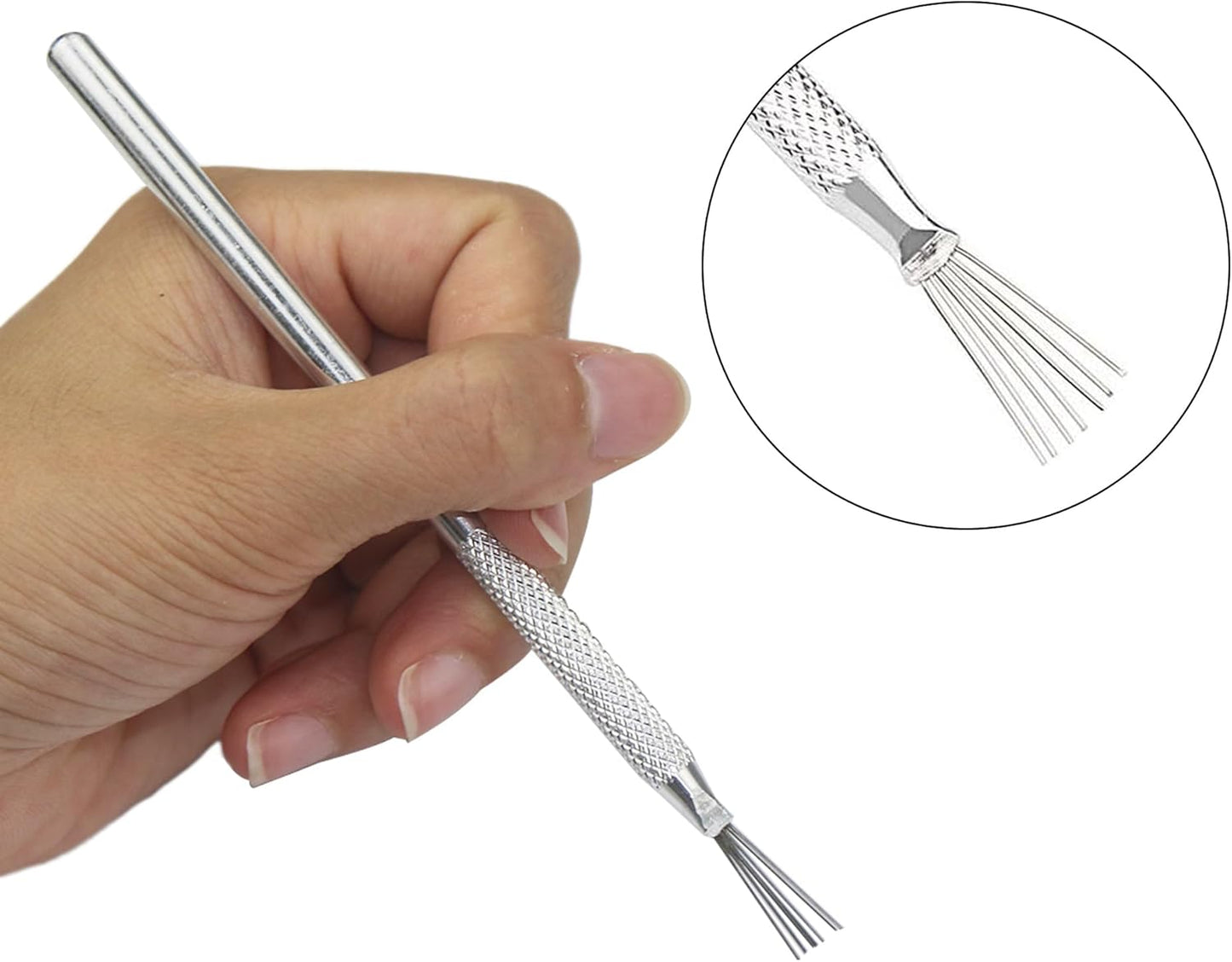 6 PCS Clay Needle Tools Sculpting Ceramics Pottery Carving Tools for Model Clay Supplies, Ceramic & Pottery Tools Sculpture Feather Pin 5.5 Long Feather Wire Texture Tool, LXLVOUEG