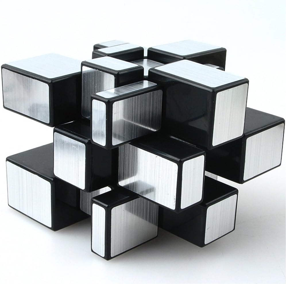 TANCH Mirror Speed Magic Cube 3X3 Puzzle for Children & Adults Kids Silver…