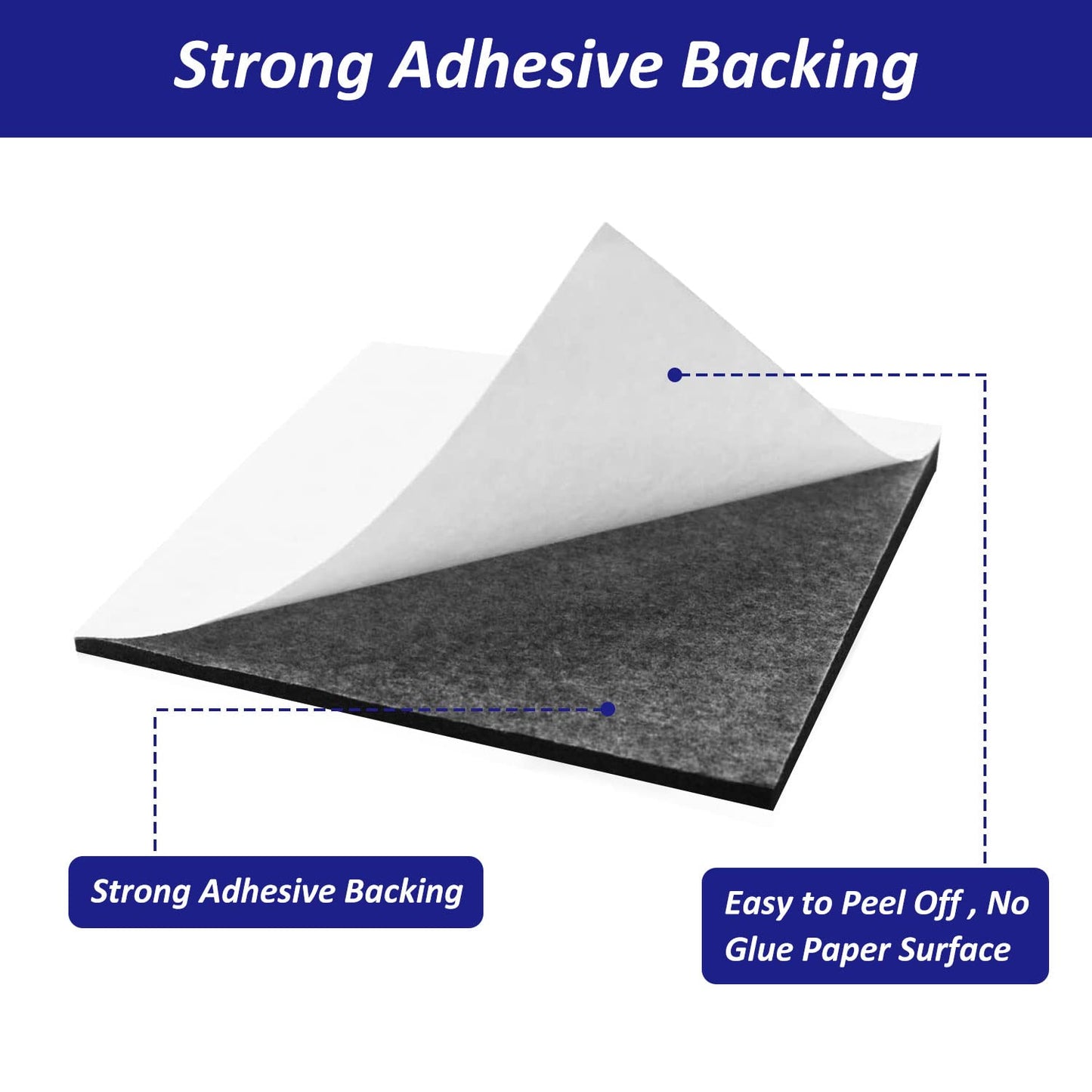 Foam Padding Sheets with Adhesive Backing - 1/8" Thick Self Stick Neoprene Insulation Foam,1/8 Inch Thick X 4 Inch Long X 4 Inch Wide - 8Pcs
